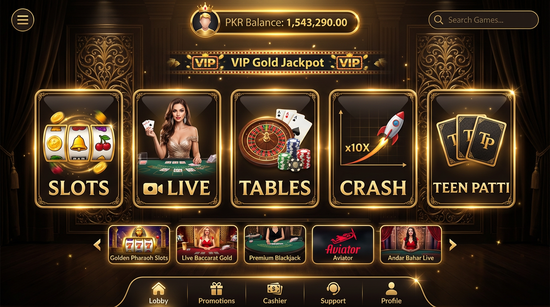 Main screen of wt777 casino page for PK players - designed with Islamic values in mind